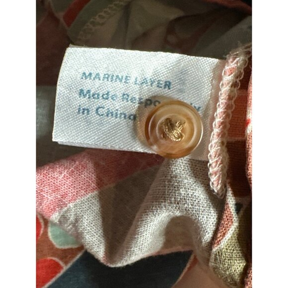 Marine Layer Colorful Floral Button Down Shirt - Picture 10 of 15